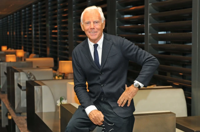 ประกาศตัวเป็นคู่รักไม่จำกัดเพศ giorgio armani