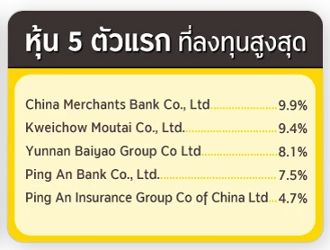 ทรัพย์สิน 5 อันดับแรก ที่ลงทุนสูงสุด