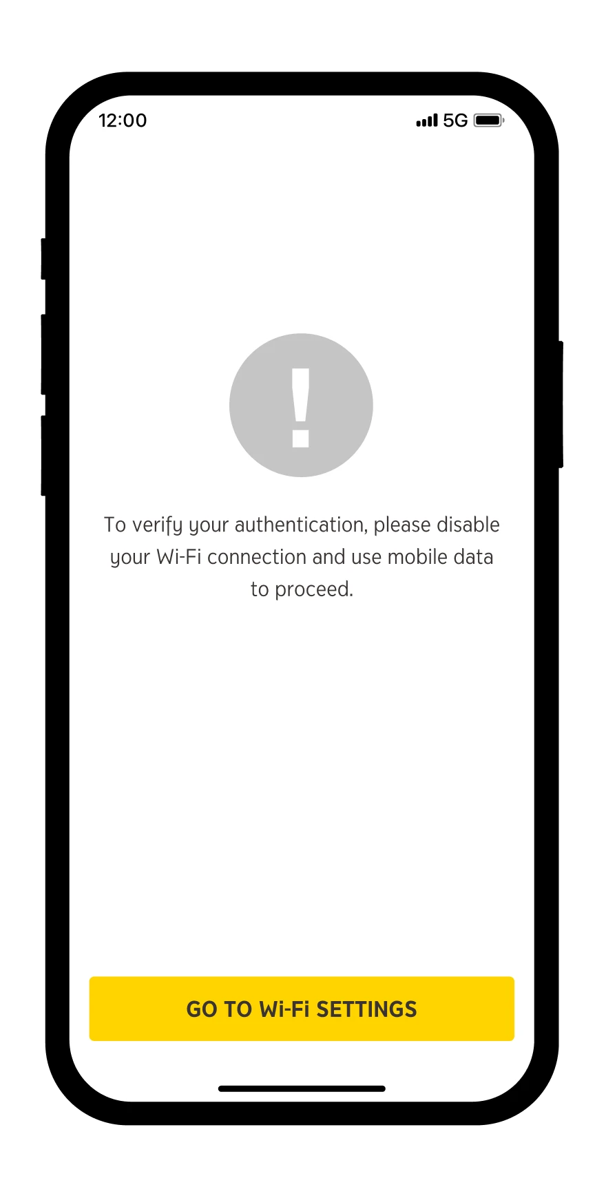 Go to Wi-Fi settings 