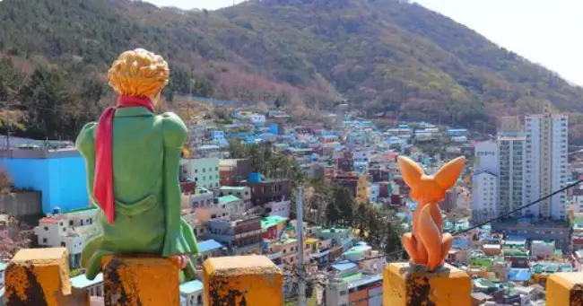 เที่ยวต่างประเทศ หมู่บ้าน Gamcheon Culture Village ปูซาน