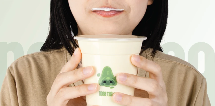 ชาครีมชีส nose tea