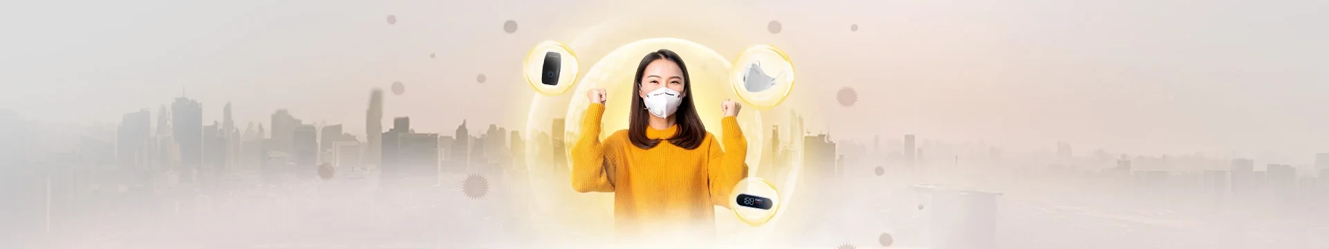 แชร์ไอเทมสู้ฝุ่น PM 2.5 ป้องกันมลพิษ หายใจสดชื่นได้เต็มปอด